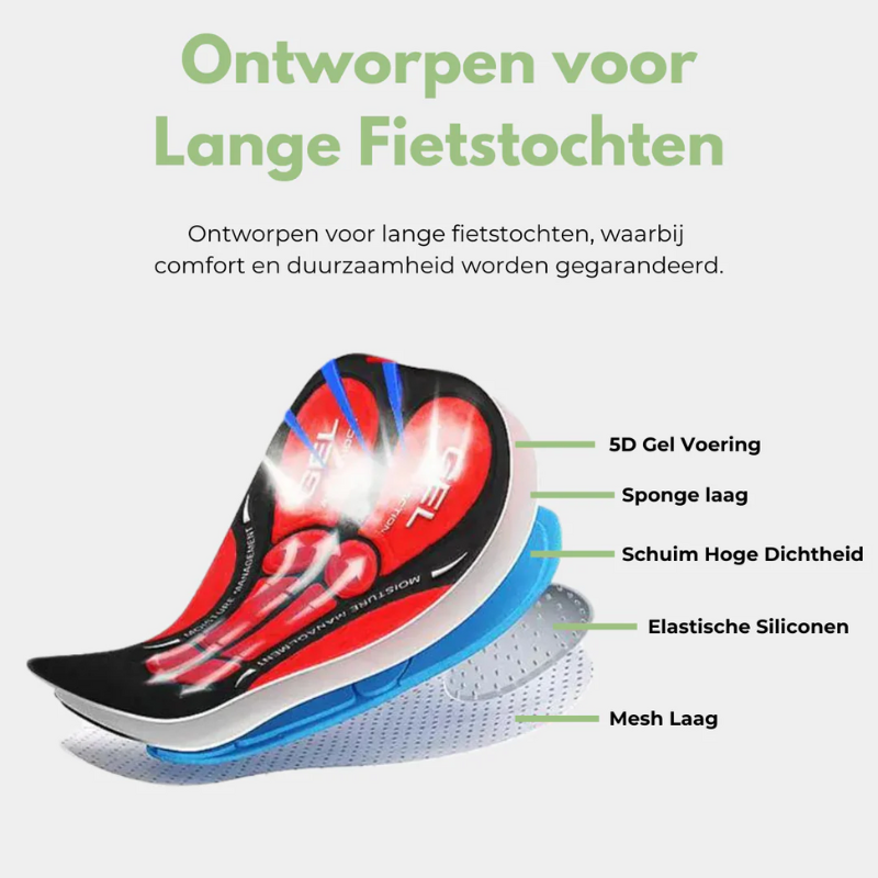 Westman | Gel Gevoerde Fietsonderbroek | Comfortabel Voor Lange Fietstochten