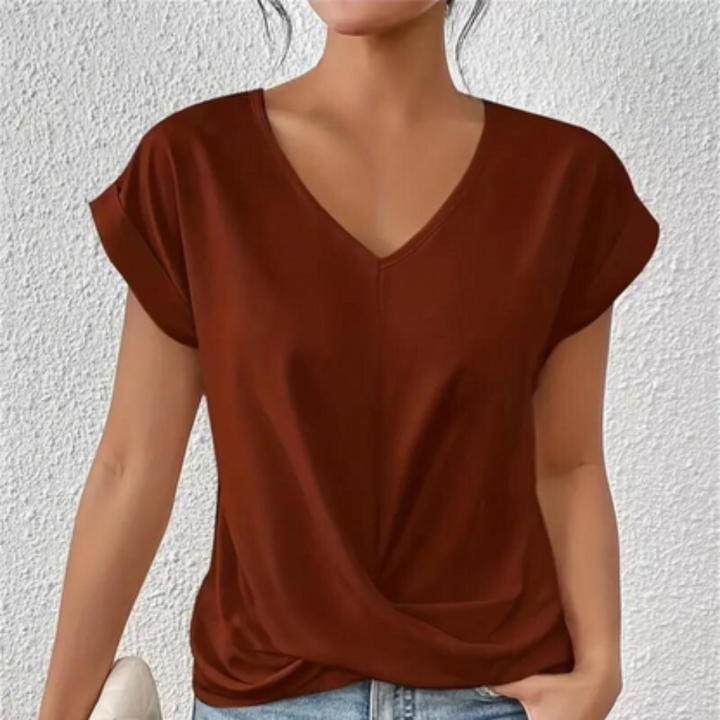 Amara | Stijlvolle Dames Shirt | V-Hals Top