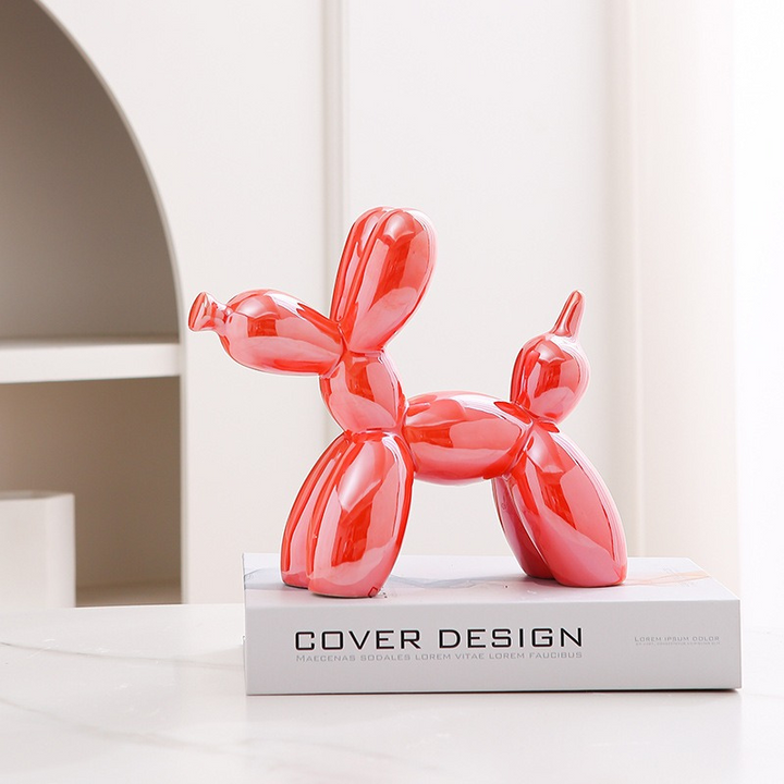 Plups | Ballon Hond Sculptuur | Stijlvolle Toevoeging Aan Je Woonkamer Of Kantoor