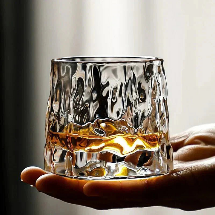 Kristallen Whiskyglas | Luxe Gegolfd Design voor de Ultieme Whiskybeleving