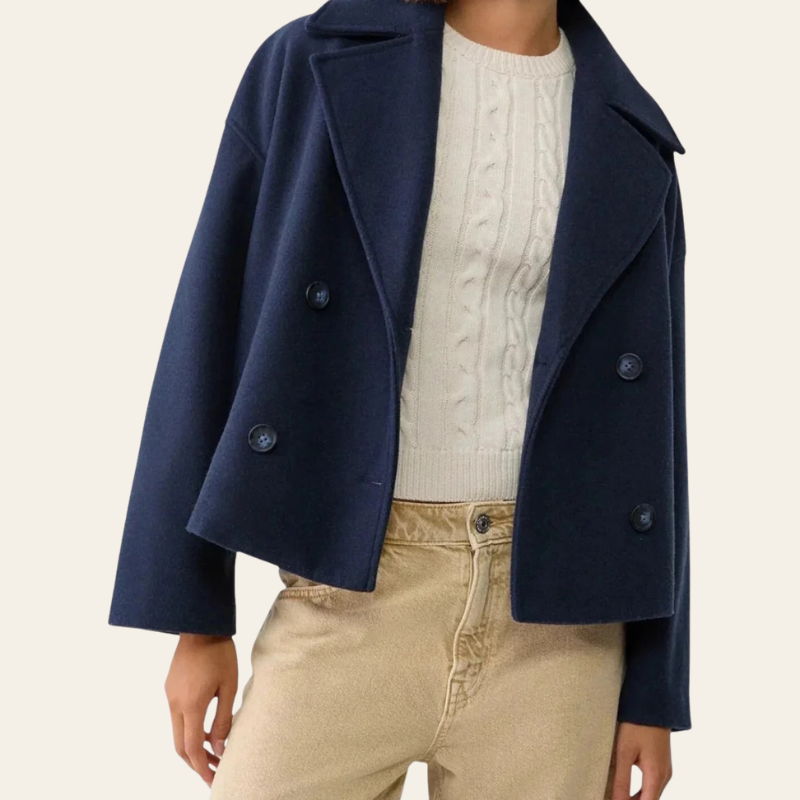 Sorata | Dames Jas | Korte Overslagjas Chic Elegant