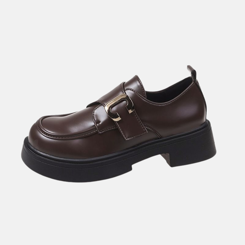 Linah | Trendy Dames Schoenen |Moderne Loafers | Chunky Zool | Voor Werk Of Casual Looks