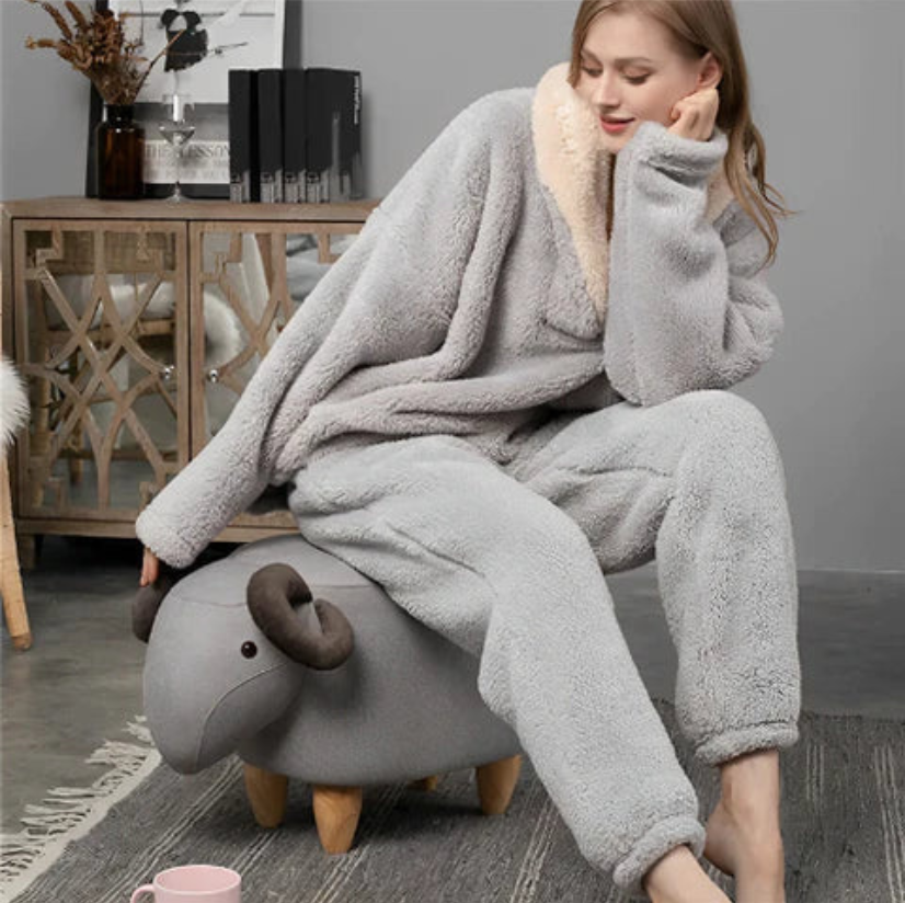 Maddie | Dames Pyjamaset van Fleece | Comfortabel & Warm