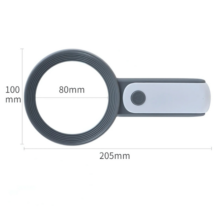 Optische Lupe 20X Handheld voor Senioren | Verhoog je Leescomfort
