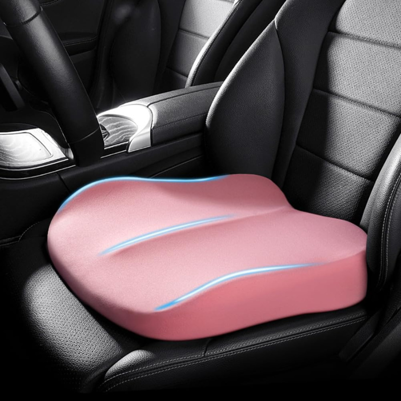 Volwassen Auto Zitverhoger | Ergonomisch Kussen voor Beter Zicht en Comfort
