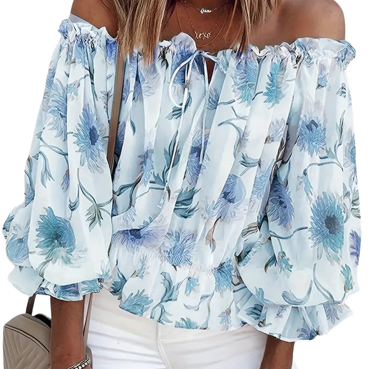 Elsana | Stijlvolle Dames Bloemenblouse | Voor De Lente/Zomer