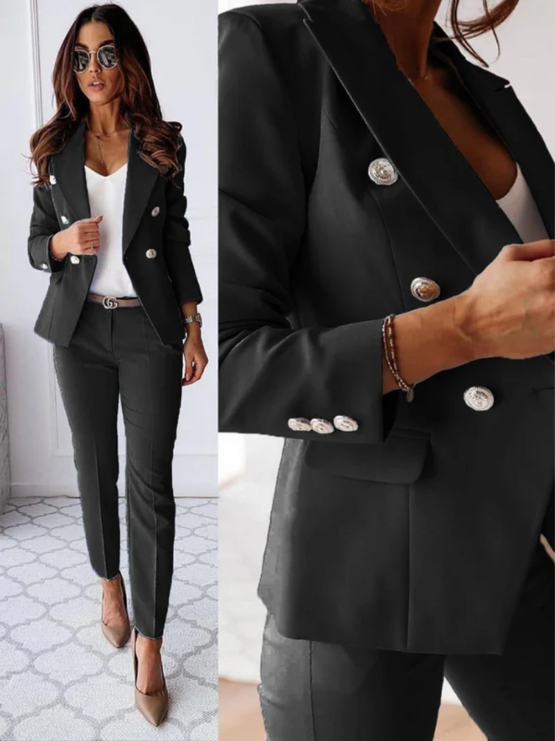 Sangeeta | Elegante Tweedelige Set | Stijlvolle Blazer En Broek