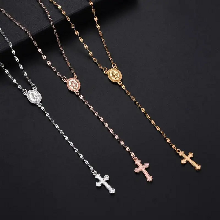 Fudi | Elegante Rozenkrans Ketting Voor Dames