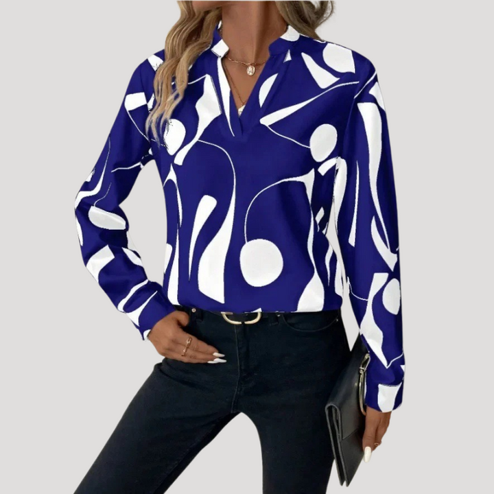 Jaydie - Blouse Dames - Trendy met Luxe Motief - Damesmode - Casual & Formele Outfits
