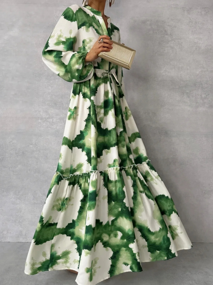 Selma | Elegante Dames Maxi Jurk | V-Neck