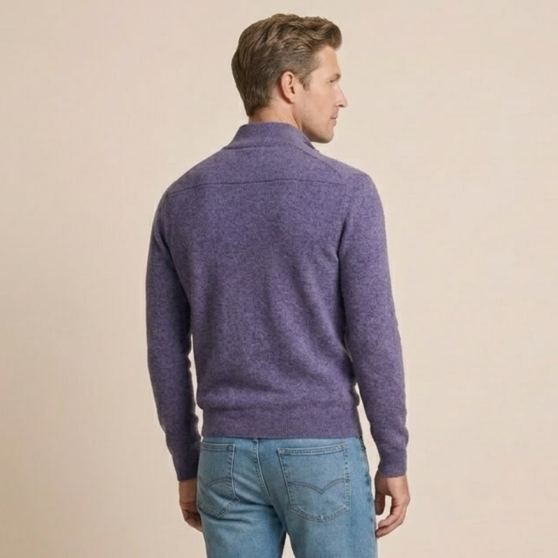 Sorata | Heren Merinowollen V-Hals Trui | Klassiek Elegant