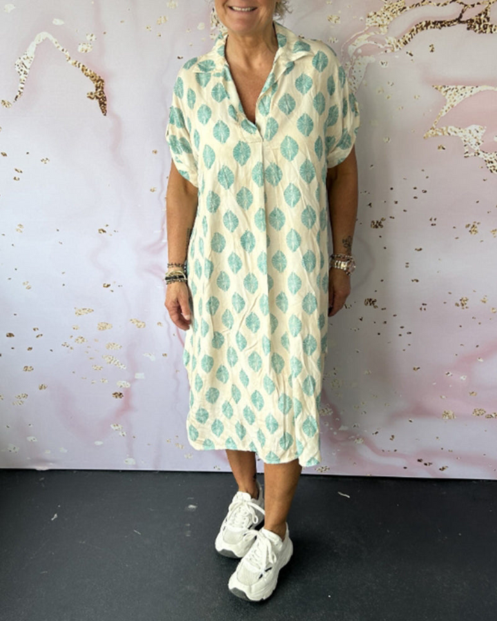 Vida | Luchtige Loose Fit Midi Jurk | Prachtige Zomerjurk
