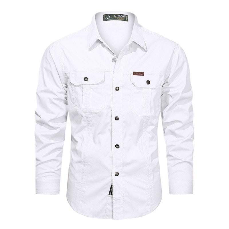 Sandro | Heren Outdoor Overhemd | Retro Shirt Hemd voor Mannen