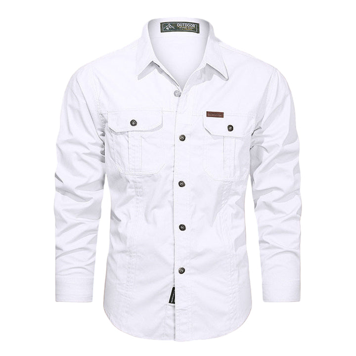 Sandro | Heren Outdoor Overhemd | Retro Shirt Hemd voor Mannen