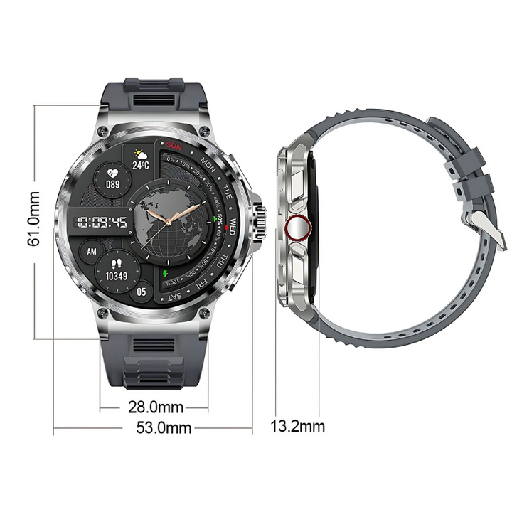 Intel - Smartwatch - Slimme Functies & Gezondheidsmonitor - Draagbare Technologie