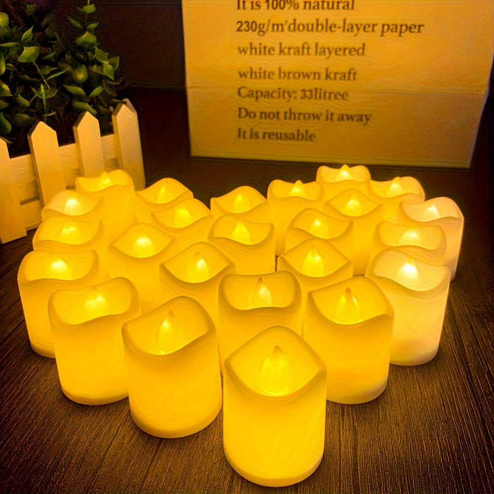 Flameless LED Kaarsen | Batterij-Aangedreven Knipperende Theelichtjes