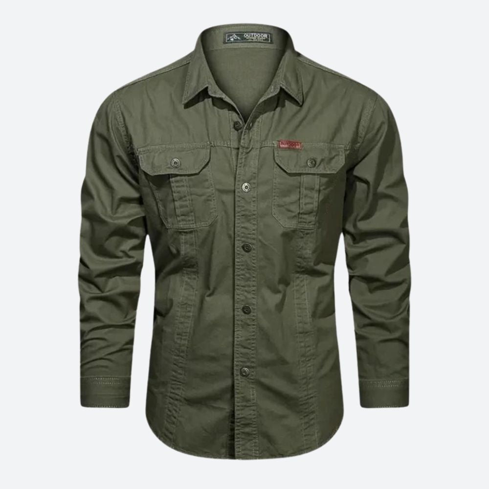 Sandro | Heren Outdoor Overhemd | Retro Shirt Hemd voor Mannen