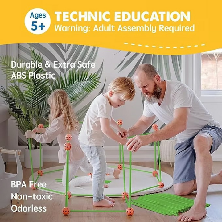 Magisch Fort | Creatieve Bouwset Voor Kinderen | Educatief Speelgoed
