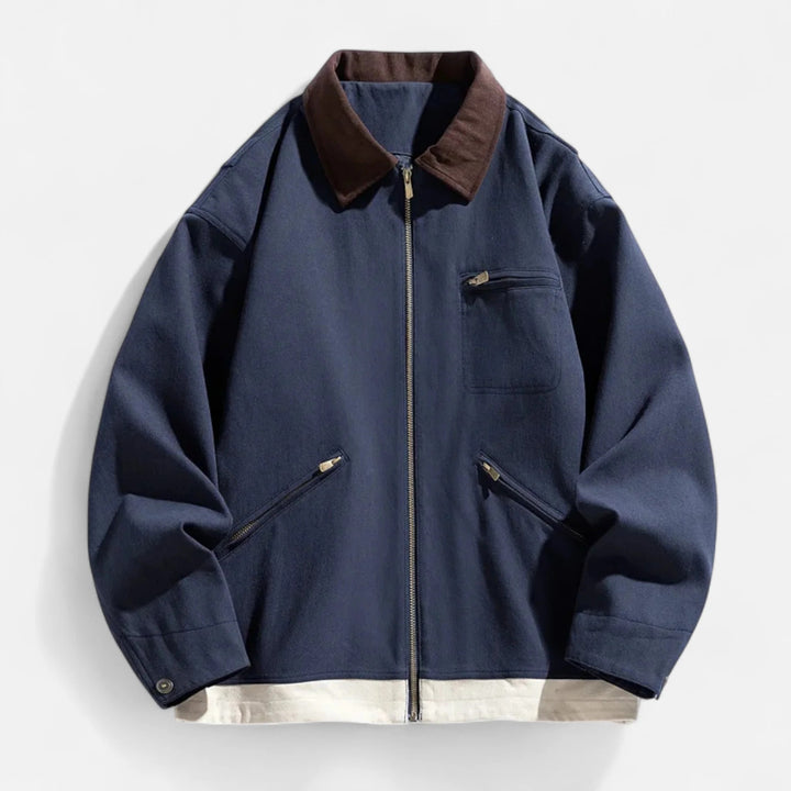Sorata | Heren Casual Jas met Gewassen Look en Reverskraag