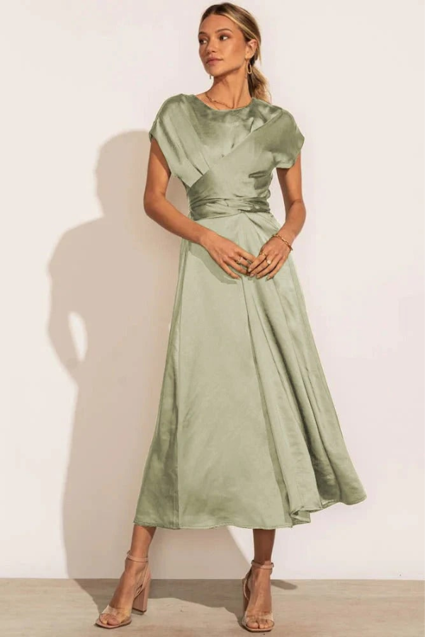 Sarita | Dames Midi Jurk | Elegante Jurk voor Vrouwen