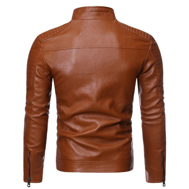 Amir | Leren Jas Voor Heren | Slim Fit Voor Stijlvol Comfort
