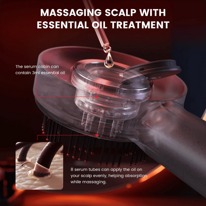 Harona | 3-in-1 Hoofdhuidmassageborstel