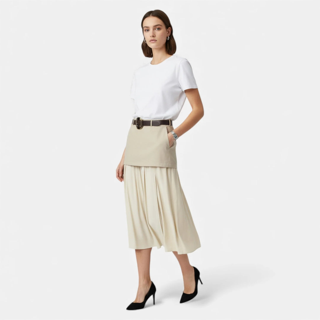 Sorata | Midi-Rok voor Dames – Plissé Elegantie