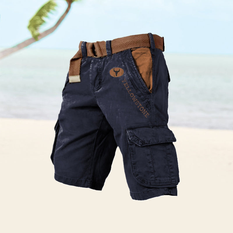 Brad | Heren Cargo Shorts | Trendy Mannen Cargo Korte Broek voor de Zomer