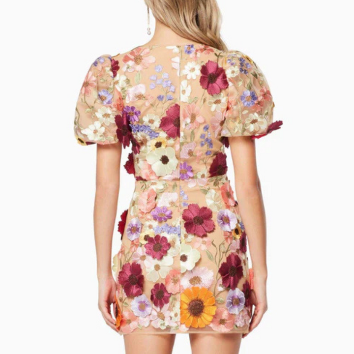 Flora | Elegante Dames Jurk | Bloemen Zomerjurk