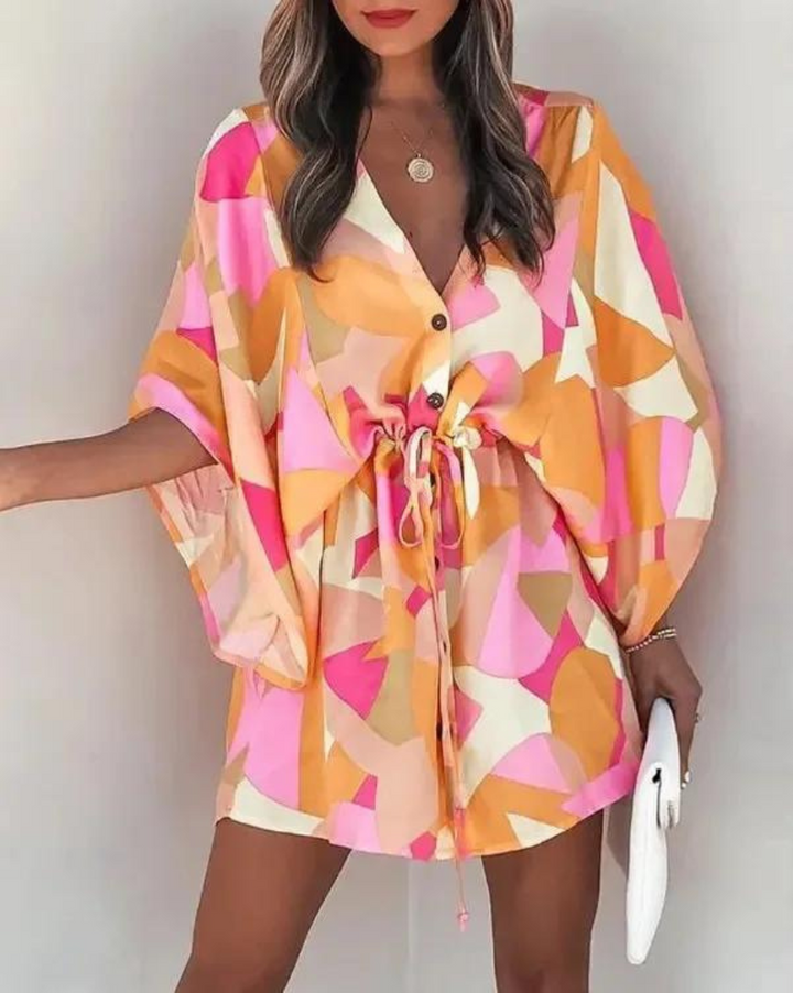 Ellum | Stijlvolle Dames Zomerjurk | Flatterende Ceintuur