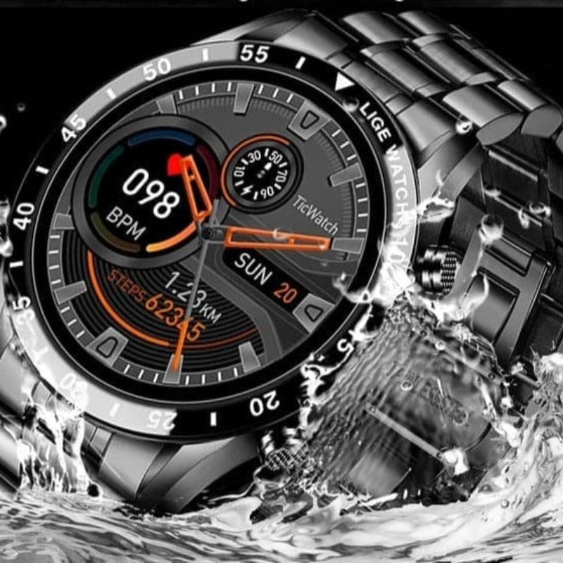 Zulius | Heren Luxe Smartwatch Horloge | Stijlvol, Slim & Veelzijdig voor Mannen