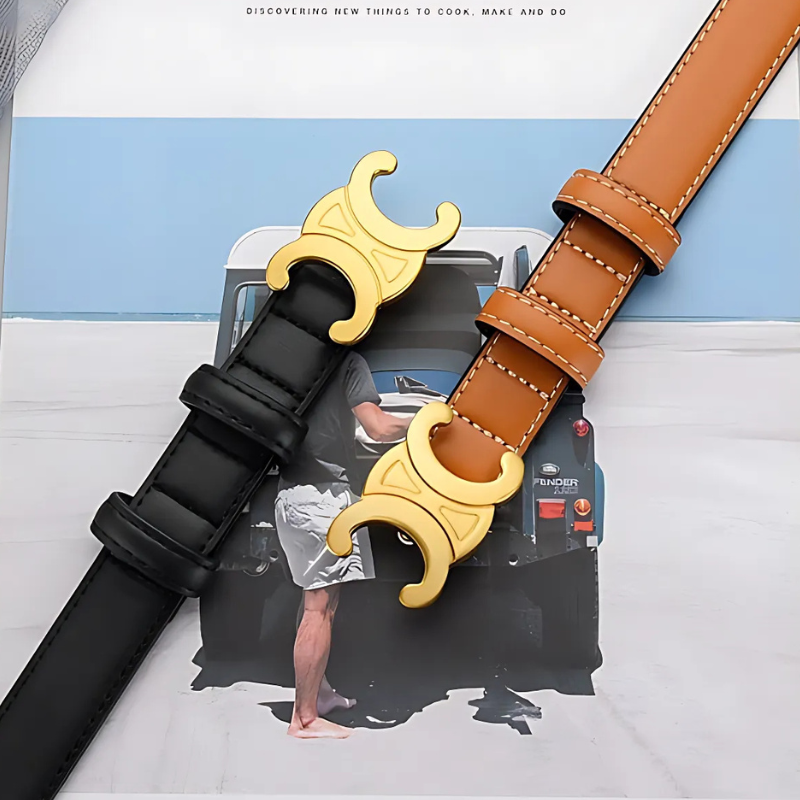 Cuve | Verfijnde Riem Met Luxe Gouden Accent