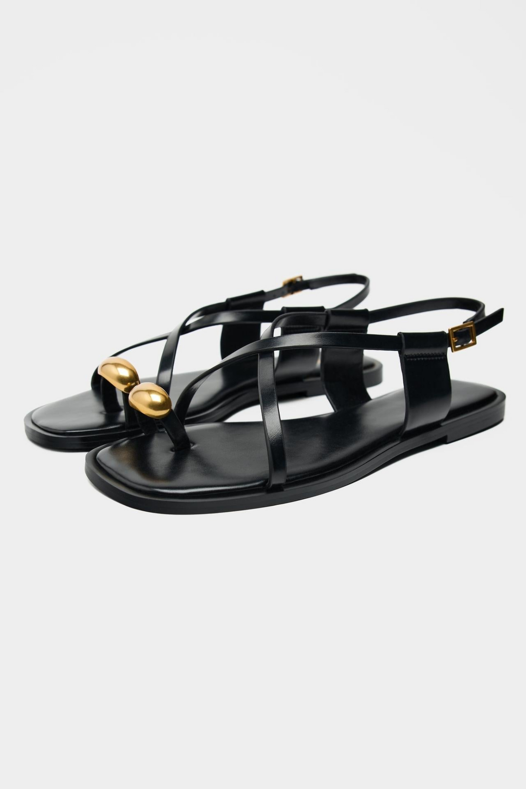 Sibel | Dames Elegante Minimalistische Sandaal met Metallic Accent voor Vrouwen