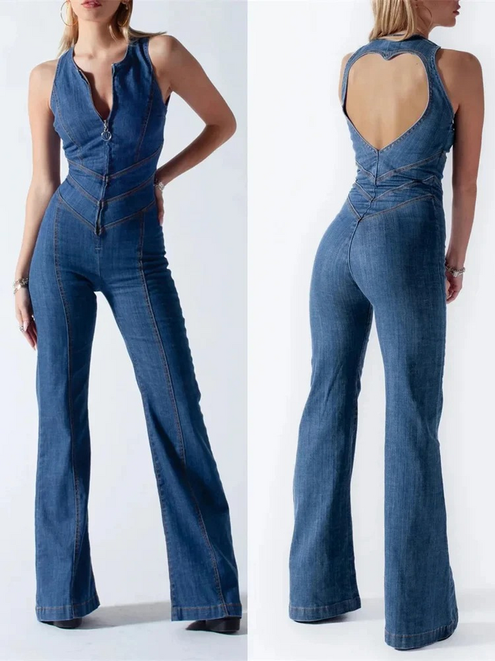 Noah | Backless Dames Jumpsuit | Bodycon