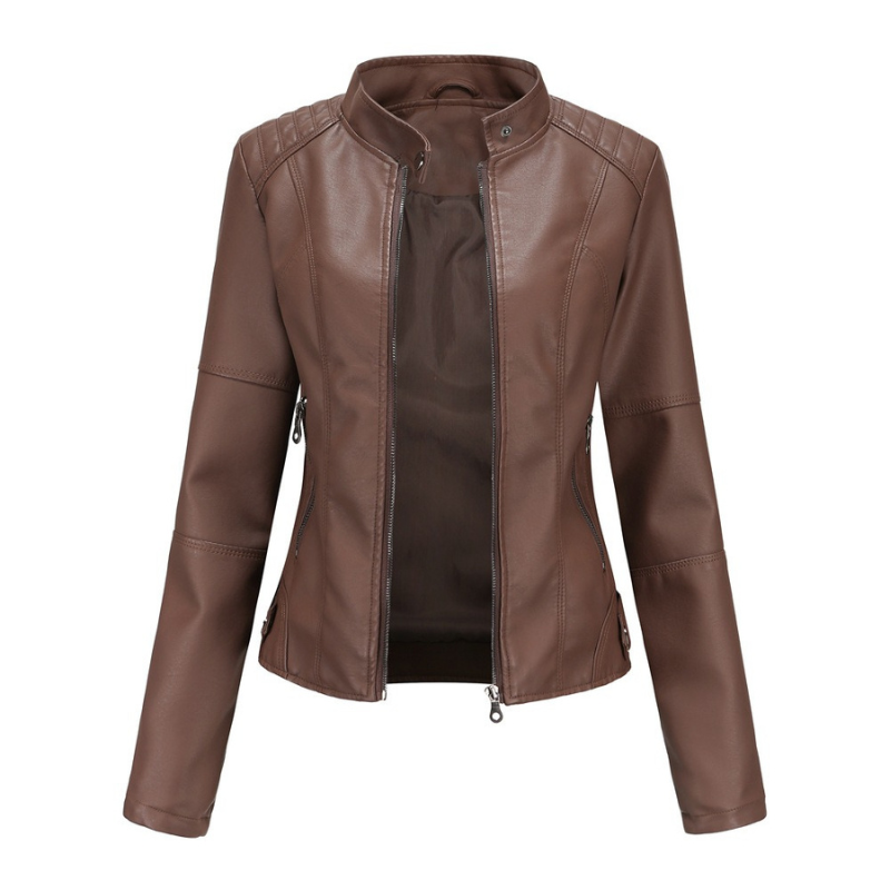 Alexia - Leren Jas Dames - Luxe Echt Leder - Dames Kleding - Tijdloze Stijl