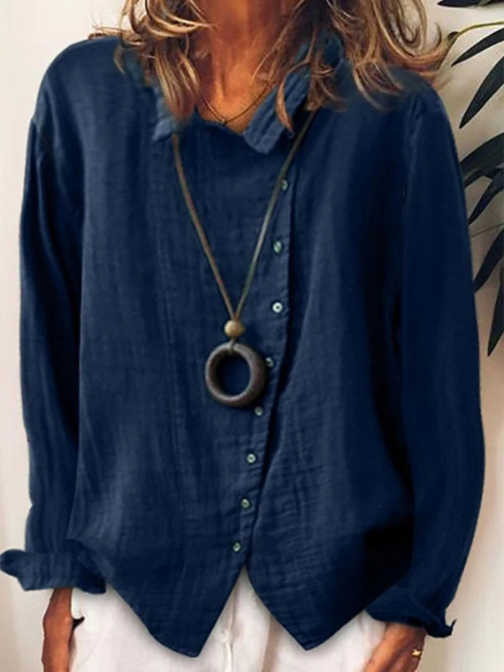 Silva | Casual Longsleeve Dames Top | Comfortabele Pasvorm