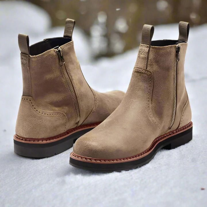 Milton | Trendy Heren Schoenen | Chelsea-Laarzen | Elastische Zijkanten