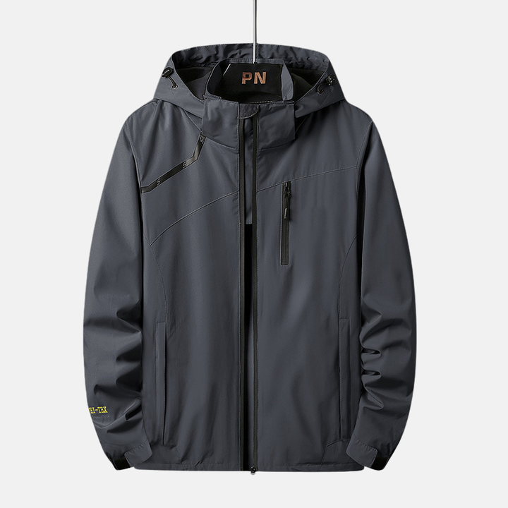 Damian - Heren Jas - Regenjas Heren - Beschermt Tegen Regen en Wind - Comfortabel