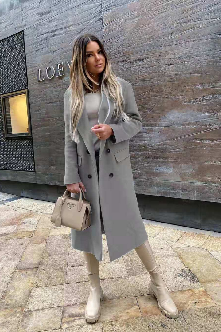 Anita | Dames Jas | Vintage Kledingstijl | Trendy Trenchcoat Jas