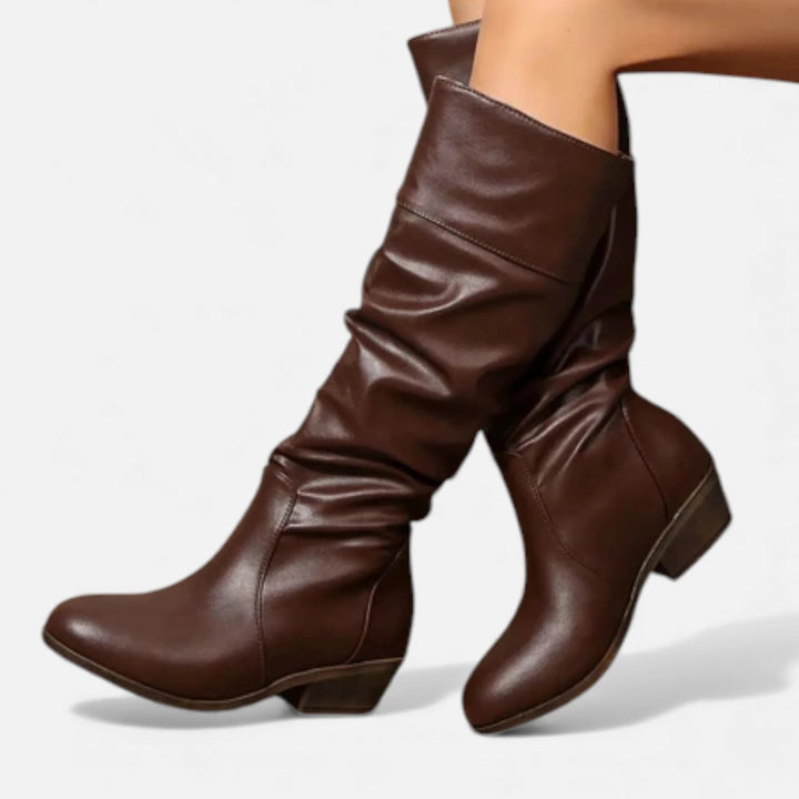 Sorata | Dameslaarzen Met Blokhak in Elegante Westernstijl