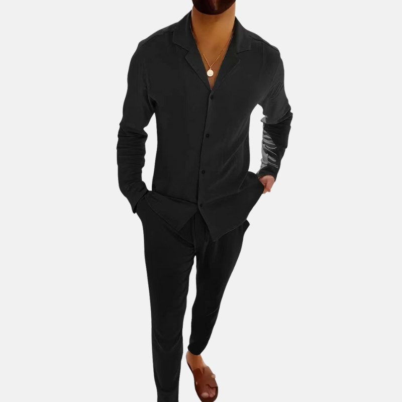 Cris | Heren Kleding | Linnen Herenset | Casual & Comfortabel | Elegante Set