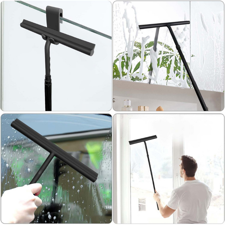 SaniLuxe | Telescopische Douchewisser |Comfortabel En Efficiënt Schoonmaken