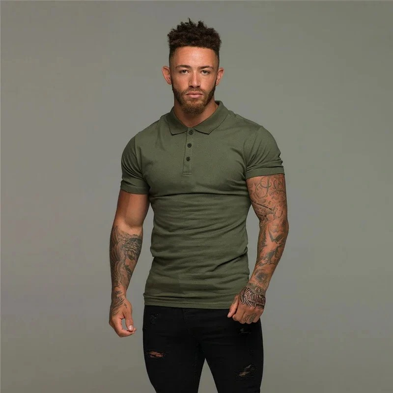 Tomas | Effen Heren Polo | Muscle Fit
