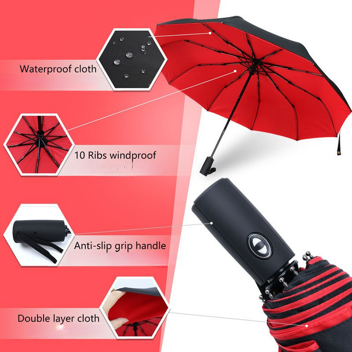 Rainy | Windproof Storm Paraplu | Windbestendige Sterke Paraplu