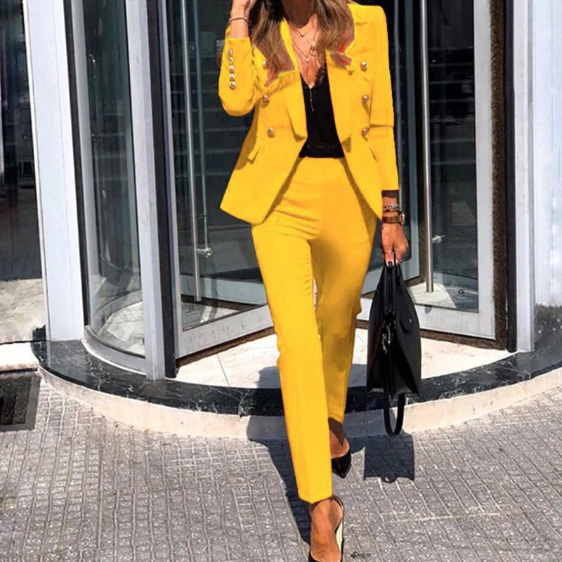 Wendy | Elegante Blazer- En Broekenset Voor Dames