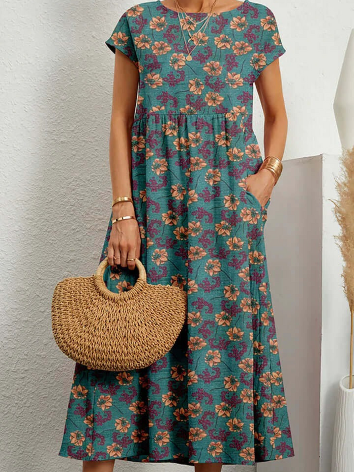 Aria | Elegante Midi-Jurk | Dames Zomerjurk