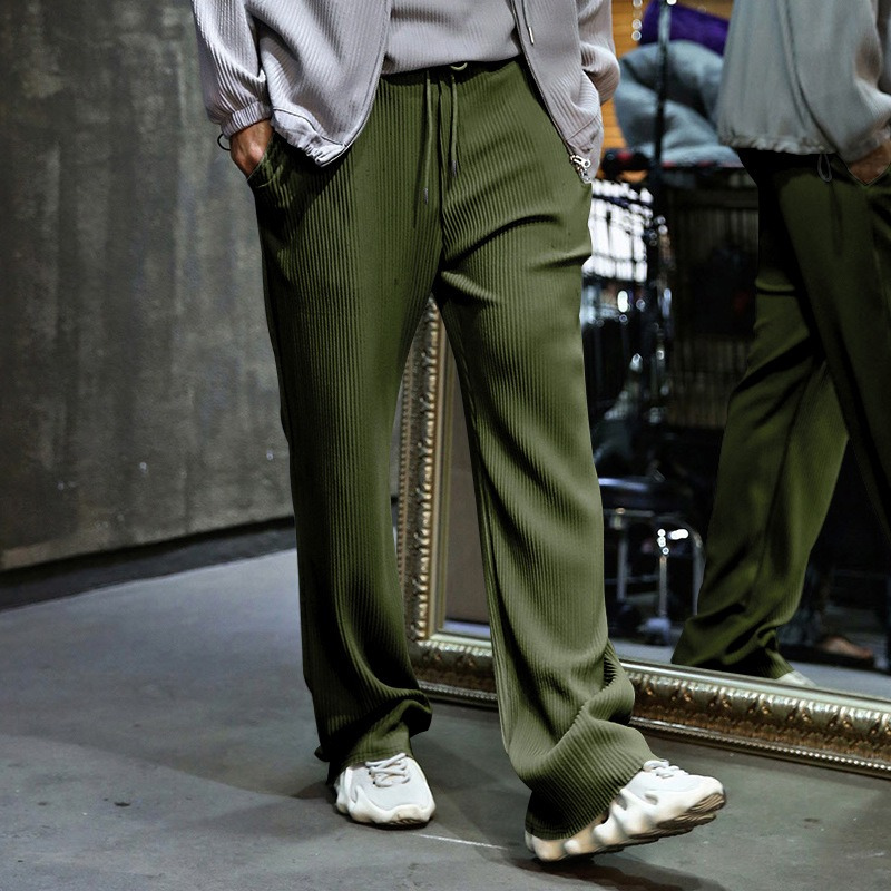 Batu | Heren Ribbed Trousers Chino Broek | Trendy Mannen Broek Corduroy