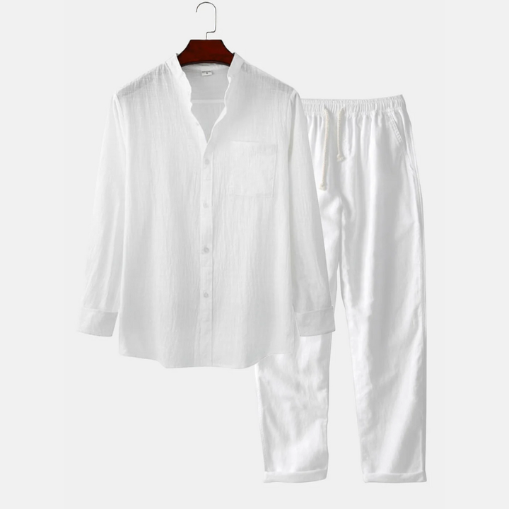 Noa | Heren Casual Set | Overhemd En Broek