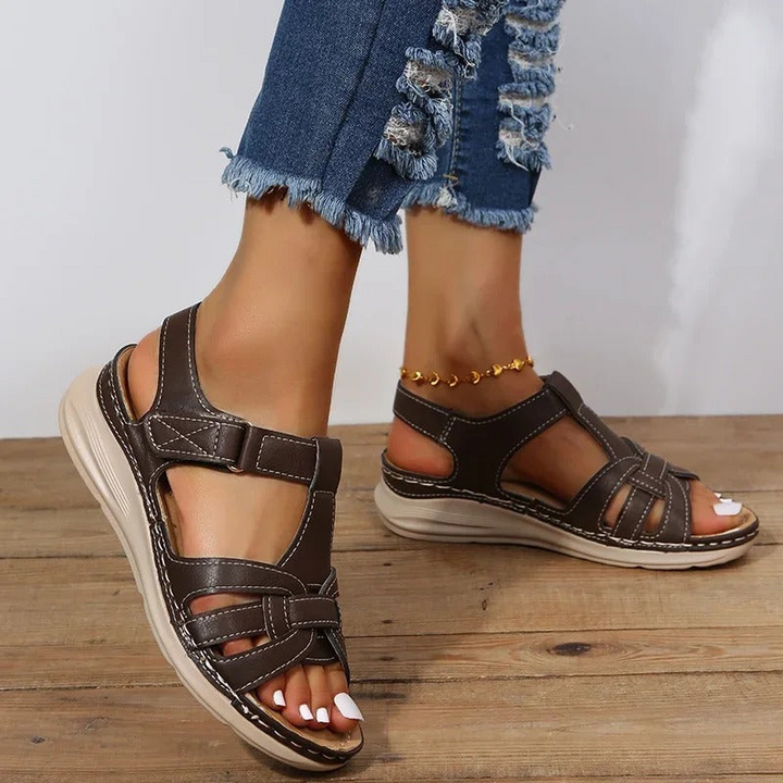 Rosalia | Dames Orthopedische Leren Sandalen | Comfortabele Zomer voor Vrouwen