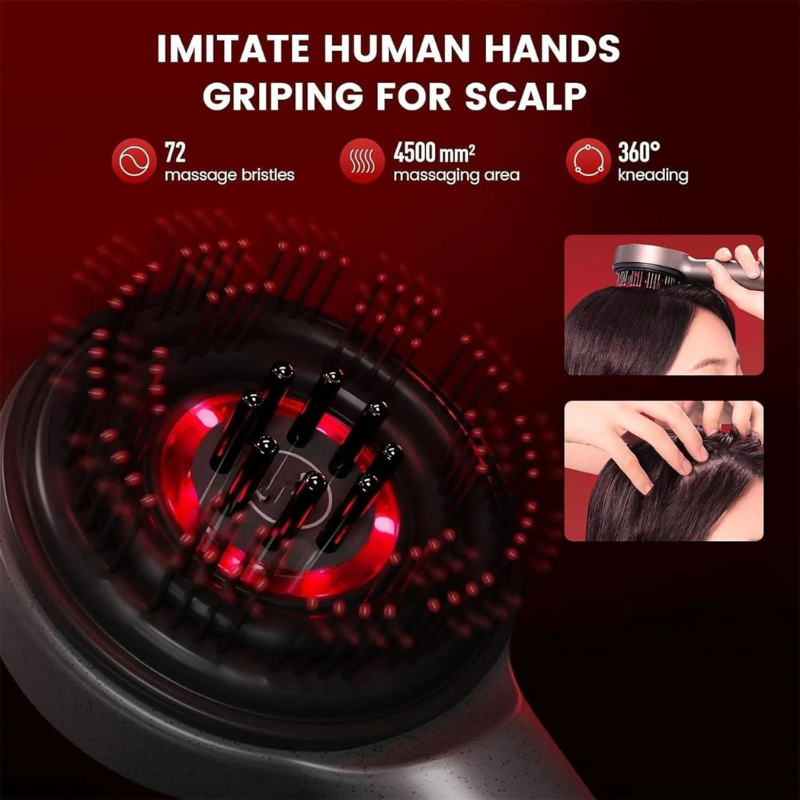 Harona | 3-in-1 Hoofdhuidmassageborstel